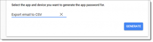 Export emails to CSV app