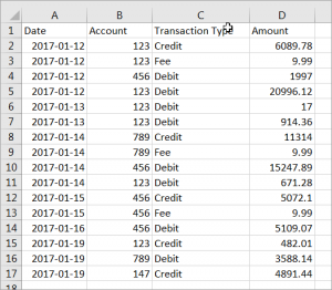 Input CSV File
